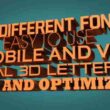 3D Font Engine