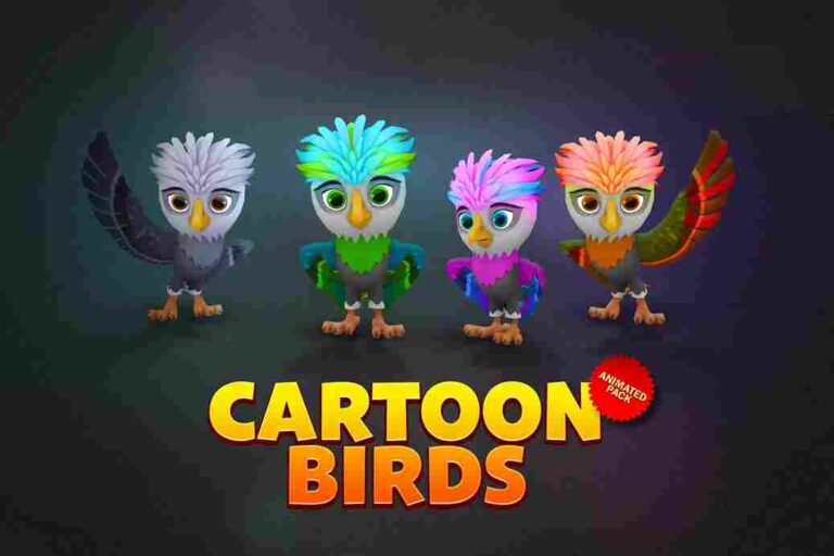 Read more about the article Cartoon birds animated pack