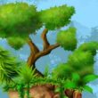 Forest 2D Painted Environment