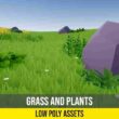 Cartoon Grass and Plants