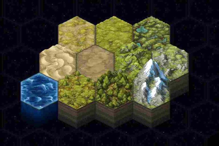 Read more about the article Hex Basic Set Painted 2D Terrain