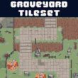 GRAVEYARD TOP-DOWN TILESET PIXEL ART