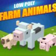 Lowpoly farm animals