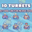 TURRETS ASSET PACK FOR MERGE SHOOTER