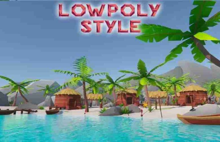 Read more about the article Lowpoly Style Tropical Island Environment