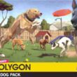 POLYGON Dog Pack – Low Poly 3D Art by Synty