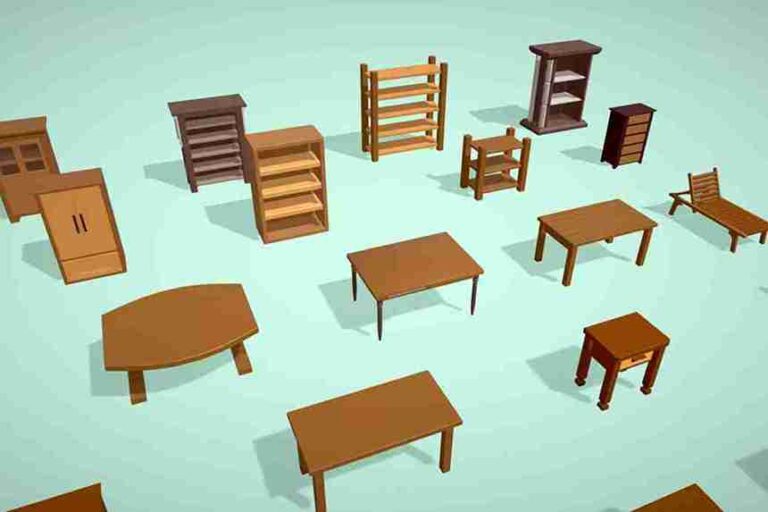 Read more about the article Low poly Wooden Furniture Pack – Interior Pack