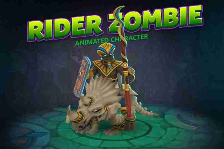 Read more about the article Rider zombie animated character