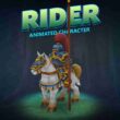 Rider knight animated character
