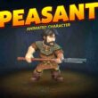 Peasant animated character