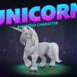 Unicorn animated character