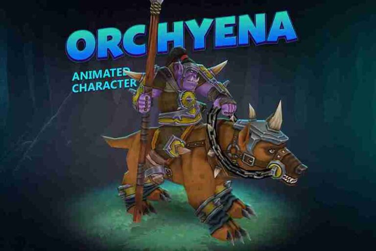 Read more about the article Orc hyena animated character