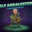 Elf arbalester animated character