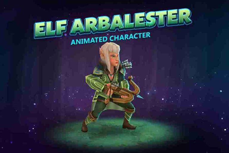 Read more about the article Elf arbalester animated character