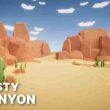 Dusty Canyon – Stylized Fantasy RPG Environment