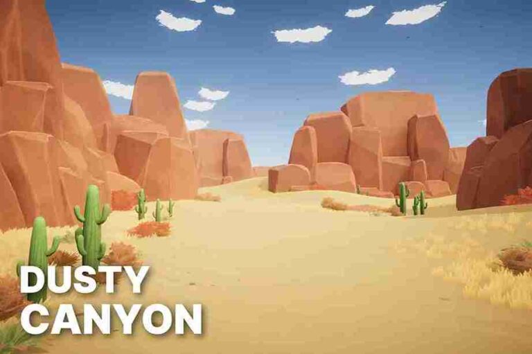 Read more about the article Dusty Canyon – Stylized Fantasy RPG Environment