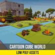 Cartoon Low Poly Cube World
