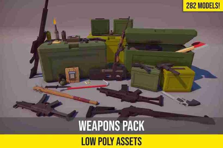 Read more about the article Low Poly FPS Weapons Pack