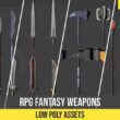 Low Poly RPG Fantasy Weapons