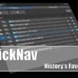 QuickNav – Historys Favorites