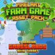 2D Farm Game Grasslands 4 Seasons Tileset